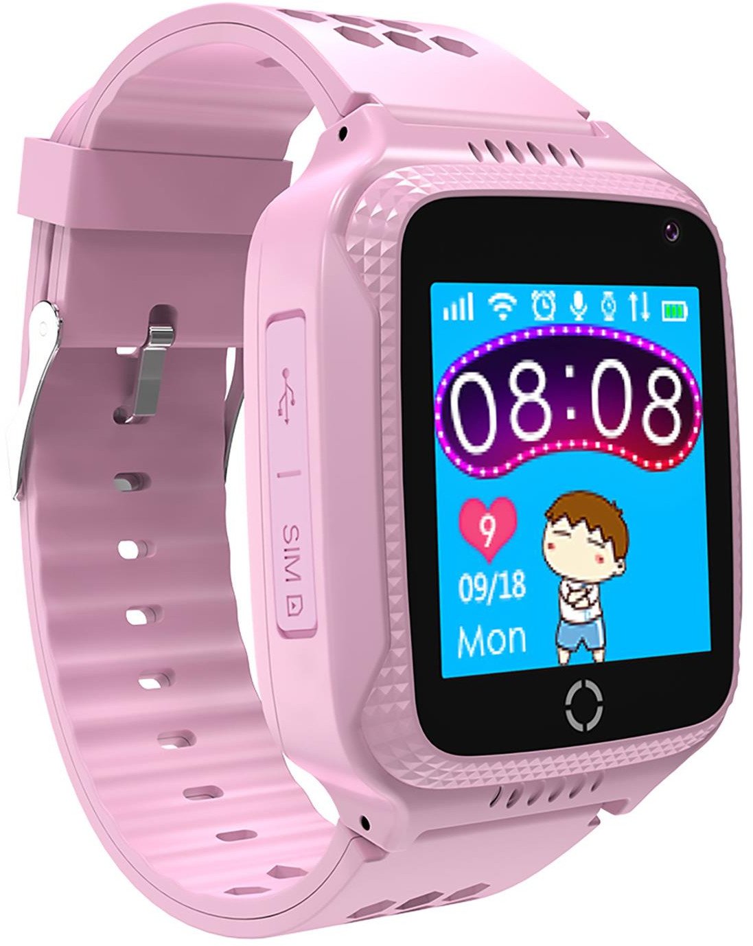 Smartwatch dla dzieci Celly KIDSWATCHPK Różowy 1,44"