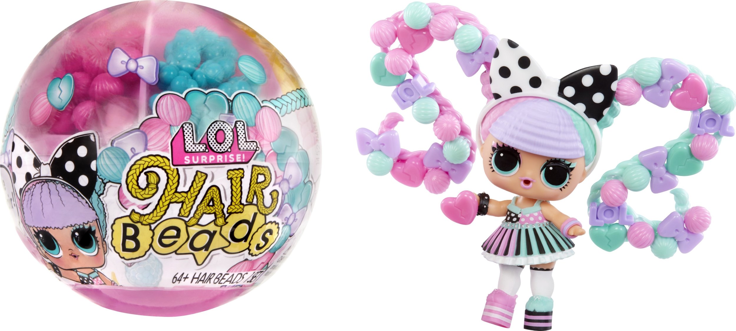 MGA L.O.L. doll Hair Beads Tots 5cm