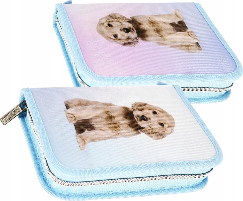 Piórnik Starpak PIORNIK 1ZAM 2KLAP WYP PIESEK STK-25 PB 12/48