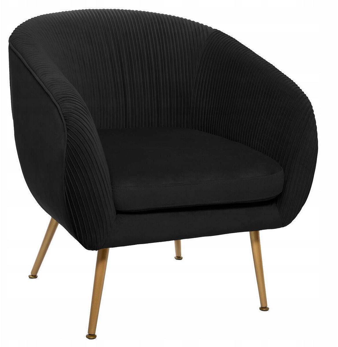 Fotel welurowy SOLARO