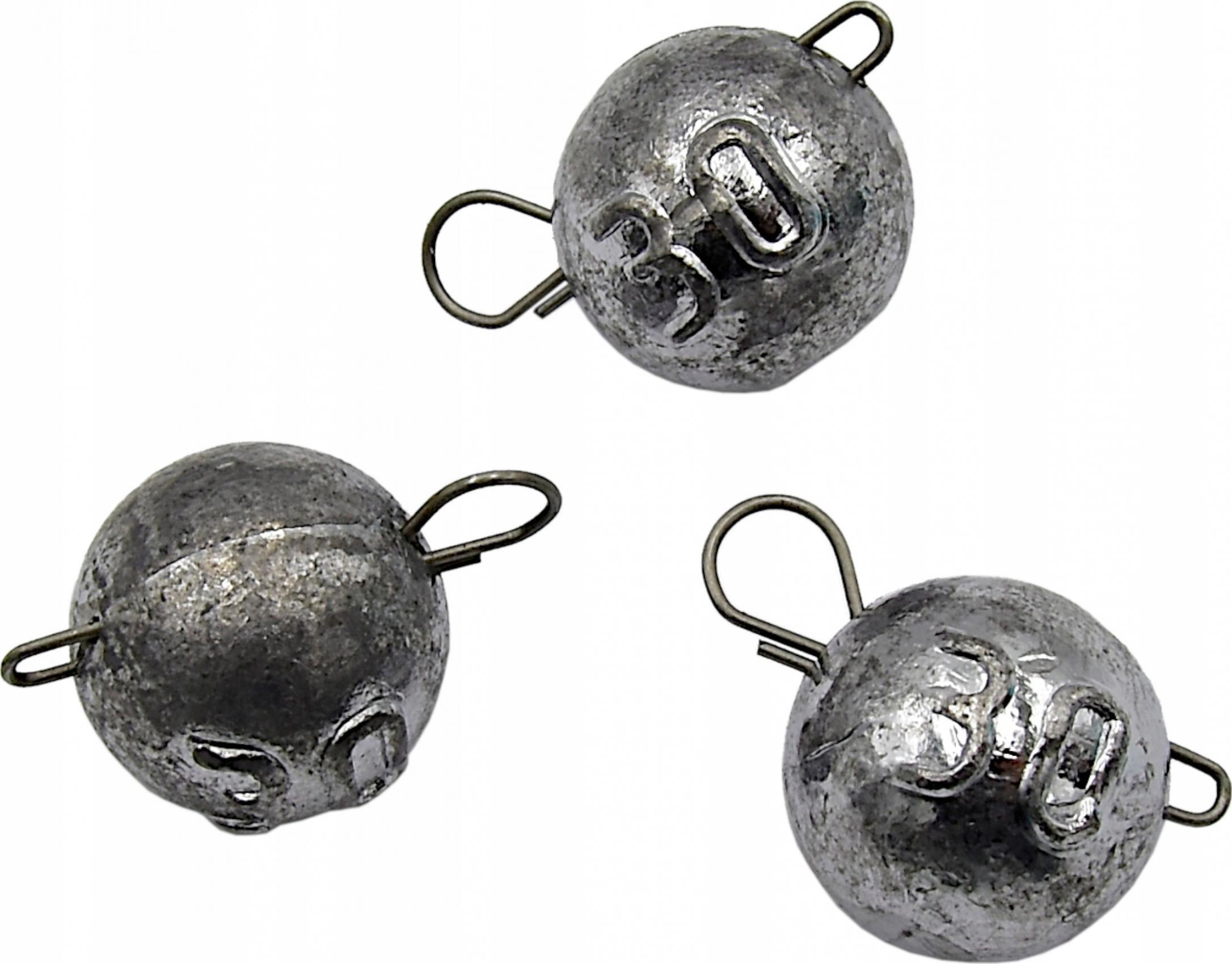 ZHIBO Czeburaszka główka ołowiana składana 30 g - 3 szt