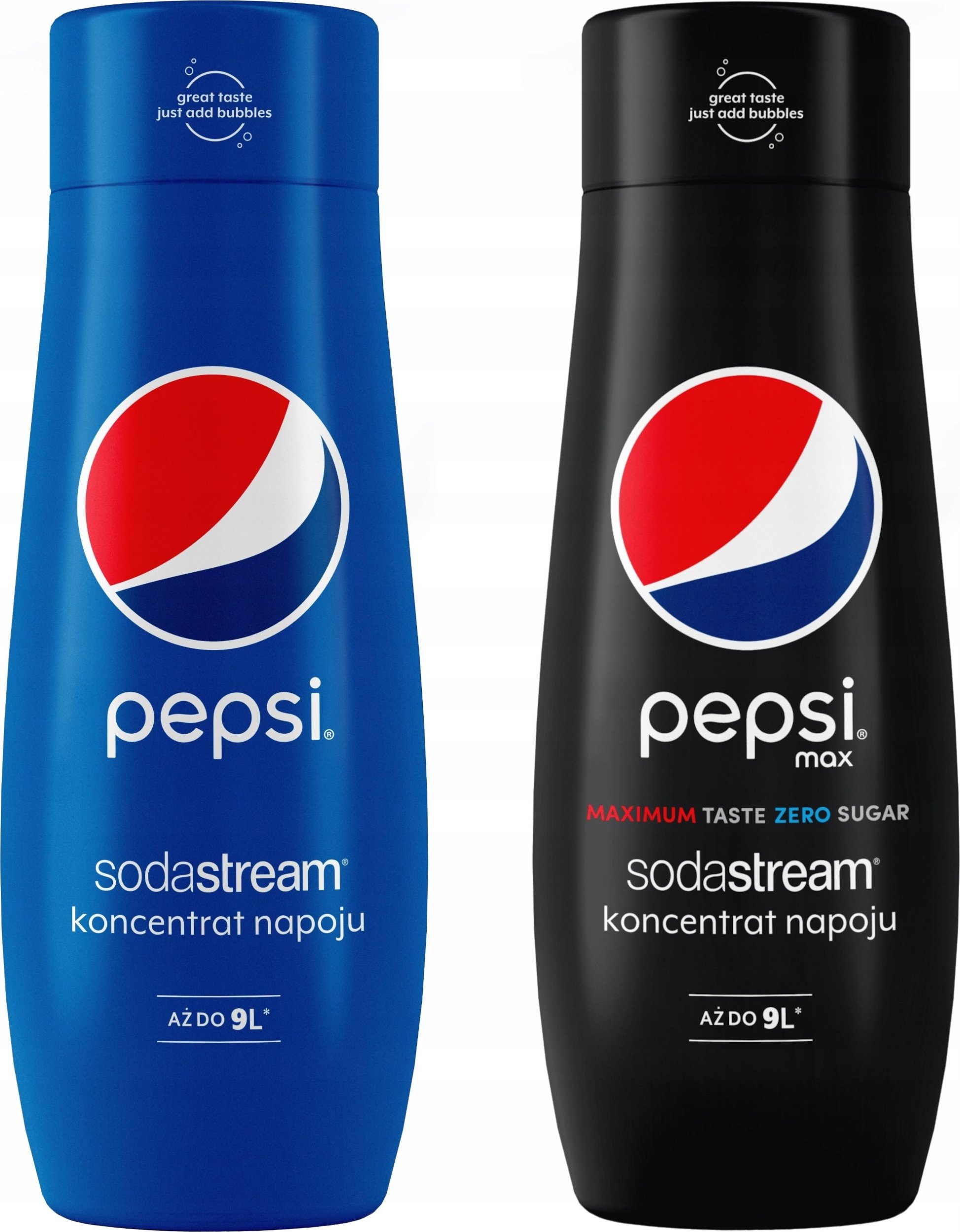 Zestaw 2 koncentratów SodaStream Pepsi+Pepsi MAX