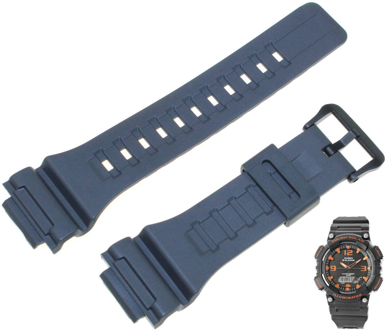 Pasek do zegarka Casio AQ-S810W -8A szary 10452143 .