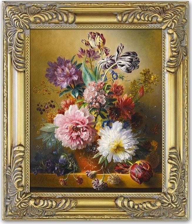 GO-BI Obraz - Kwiaty 27x32cm