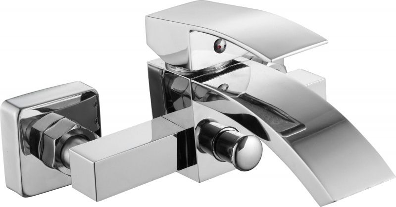 Bateria wannowa Mexen Libra ścienne chrom