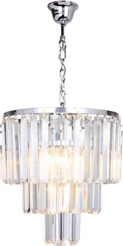 Lampa wisząca Zumaline Lampa wisząca transparentna do salonu Zumaline AMEDEO 17106/3+1-CHR (17106/3+1-CHR) - 25108