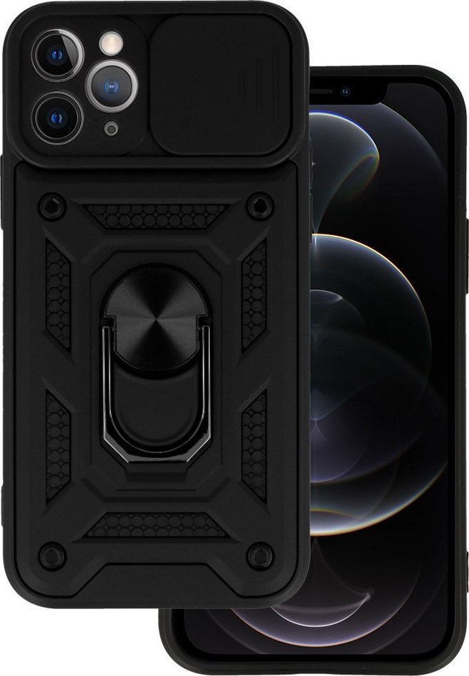SLIDE CAMERA ARMOR CASE DO IPHONE 11 PRO CZARNY