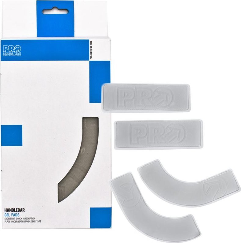 PRO Żelowe nakładki PRO na kierownicę, pod owijkę, 4 szt.