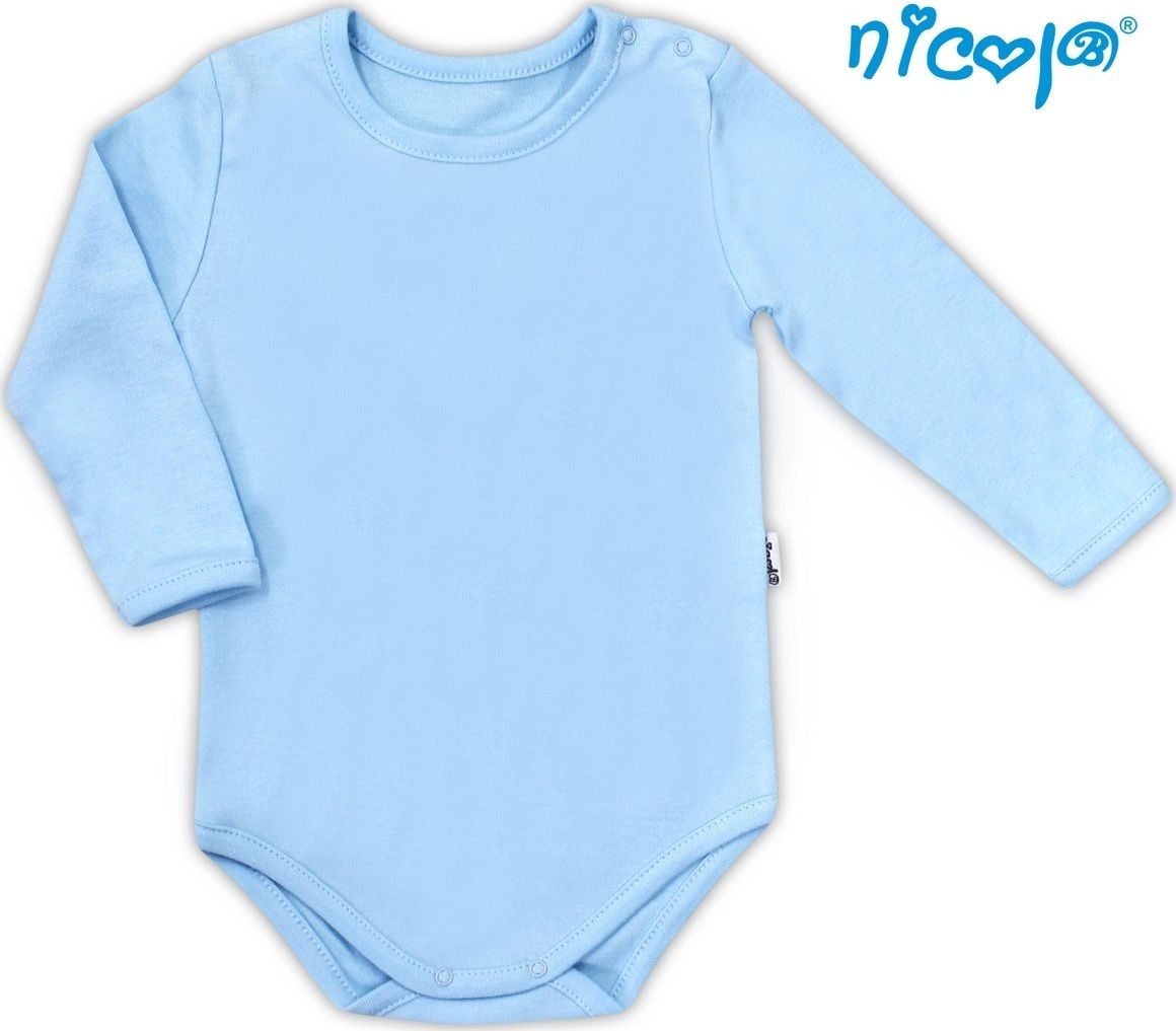 NICOL 010 11 Body niemowlęce wyprawka Gładkie dl.rękaw 86