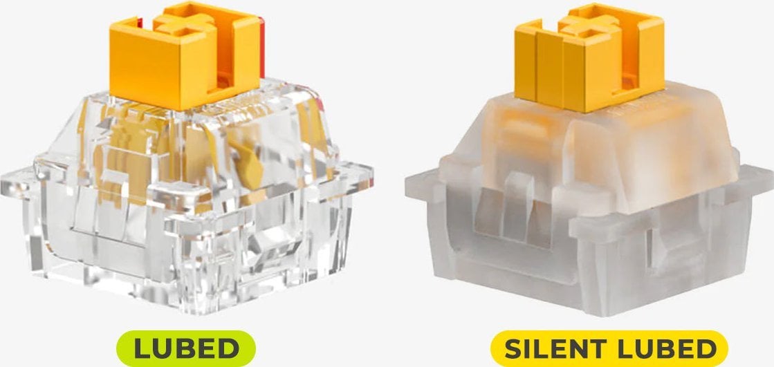 Glorious Glorious Panda HE Silent Switches, Hall-Effekt, taktil, MX-Stem, 45g - lubed, 36 Stck one size