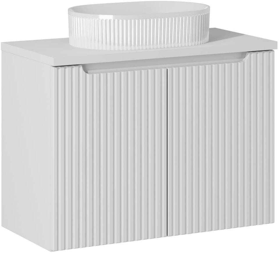 Zestaw meblowy 80cm z umywalką nablatową