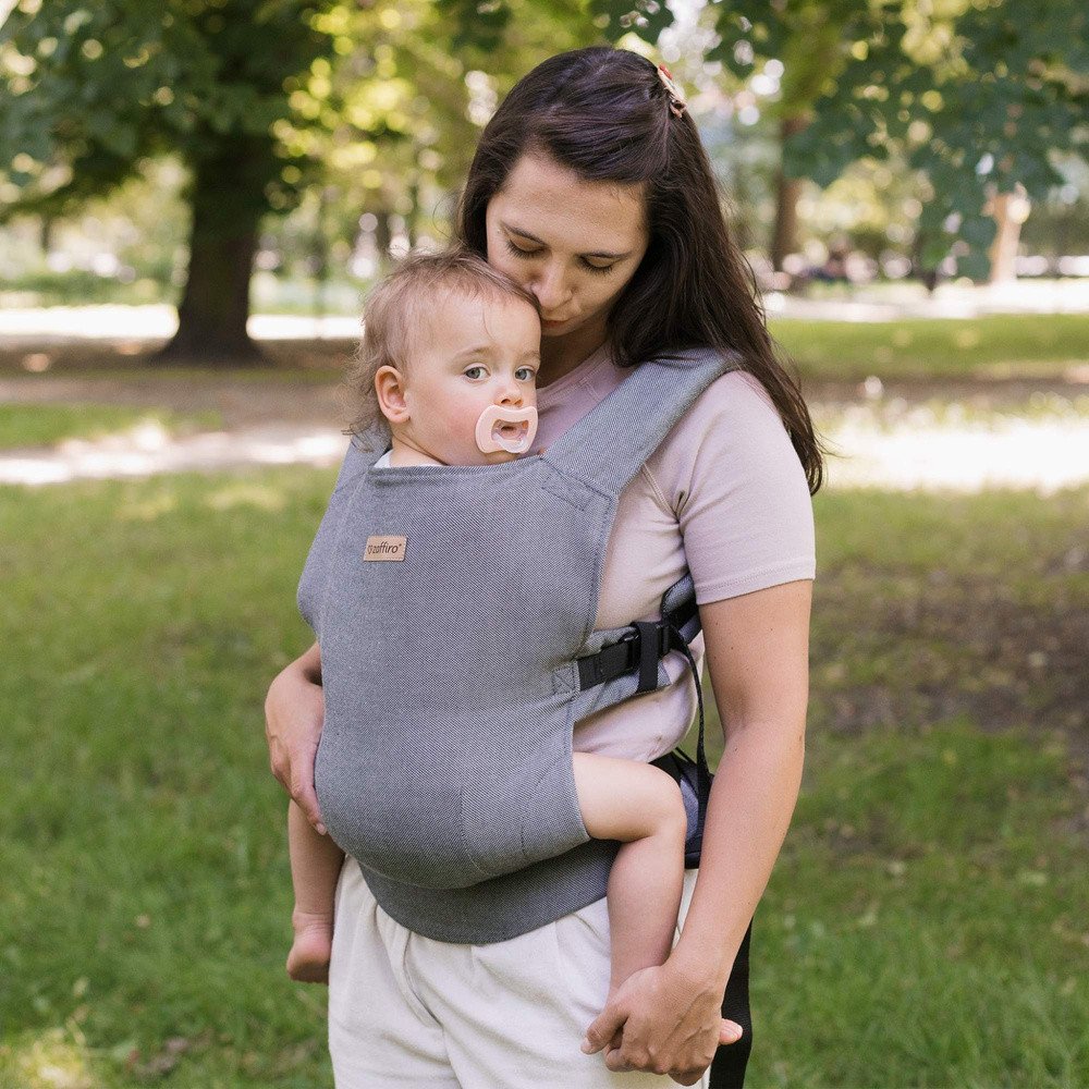 Nosidełko Zaffiro - BabyFlow Roma: Grey Regulowane