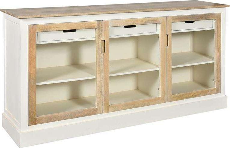 Belldeco Bristol Komoda szeroka szkło