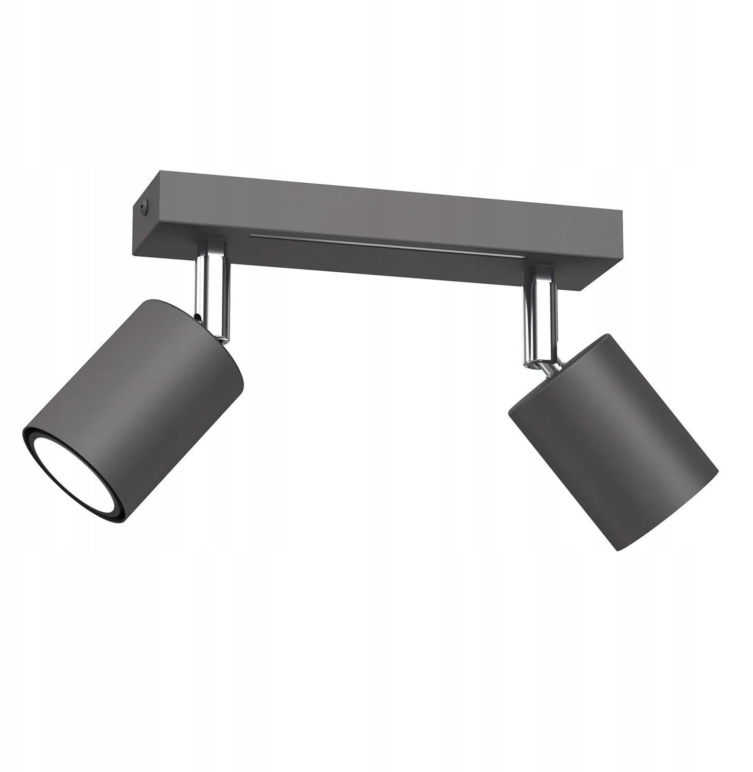 Luminex Striper 4464 listwa plafon lampa sufitowa 2x8W GU10 szary/chrom