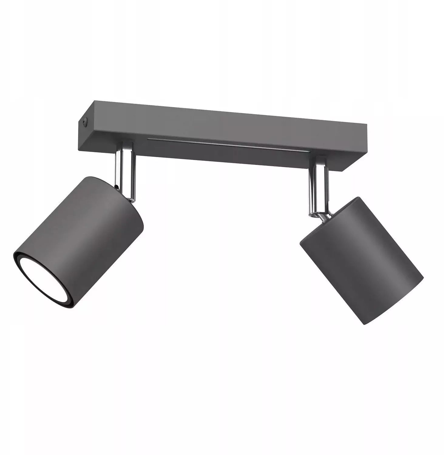 Luminex Striper 4464 listwa plafon lampa sufitowa 2x8W GU10 szary/chrom