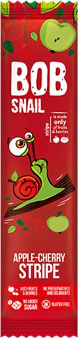 Bob Snail Bob Snail Przekąska jabłkowo-wiśniowa bez dodatku cukru - 14 g