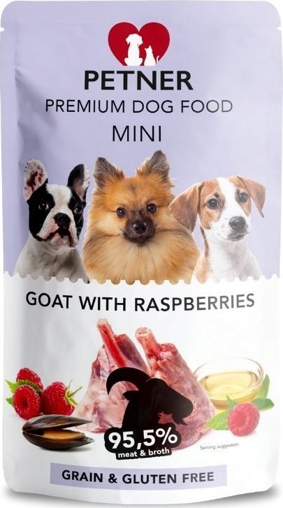 Petner PETNER Mokra Karma mokra KOZA Z MALINAMI 150 g