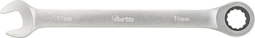 Fortis Klucz płasko-oczkowy, z grzechotką FORTIS