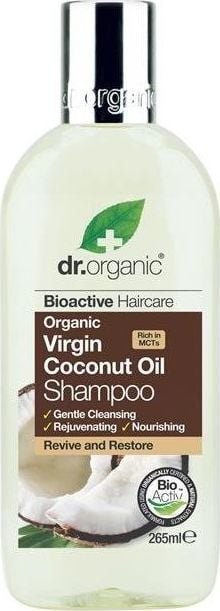 Dr. Organic Dr.Organic VIRGIN COCONUT OIL szampon do włosów i skóry głowy z ORGANICZNYM OLEJKIEM KOKOSOWYM odżywczo-nawilżający