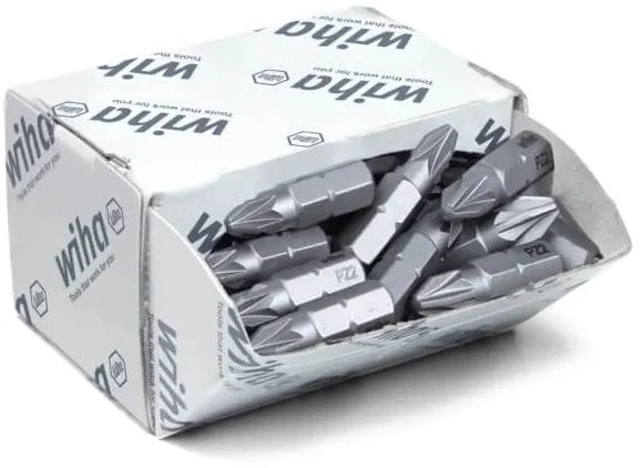 Wiha Zestawy bitów Krzyżakowe do wkrętarek wiha Pozidriv Pz2 7929005 (50 szt. )