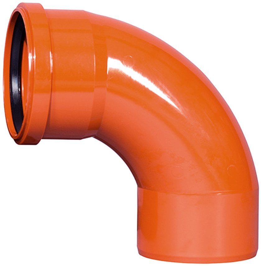 ELBOW EXTERNAL W DOUBLE SOCKET D110X87O