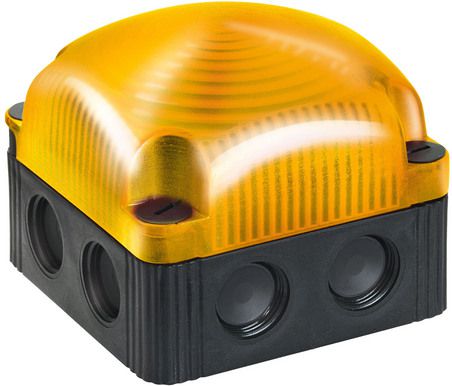 Werma Sygnalizator ostrzegawczy żółty 24V DC LED stały IP65 (853.300.55)