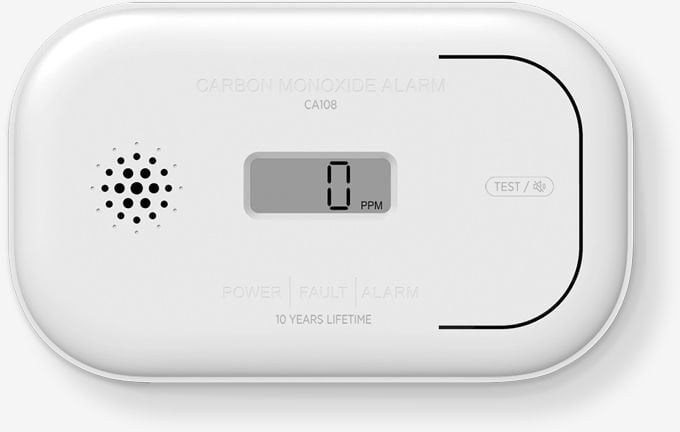 Housegard Carbon Monoxide Alarm with LCD, CA108