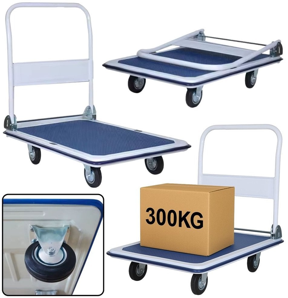 Wózek Platformowy Transportowy Magazynowy Do 300kg LEAN