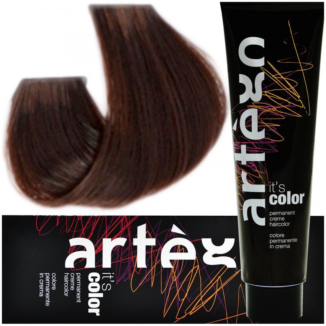Artego Its Color Farba do włosów w kremie 150ml Jasny Złocisty Brąz (5.3 - 5G)