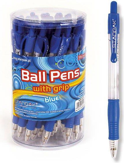 Starpak Długopis aut.GRIP niebieski - 162130