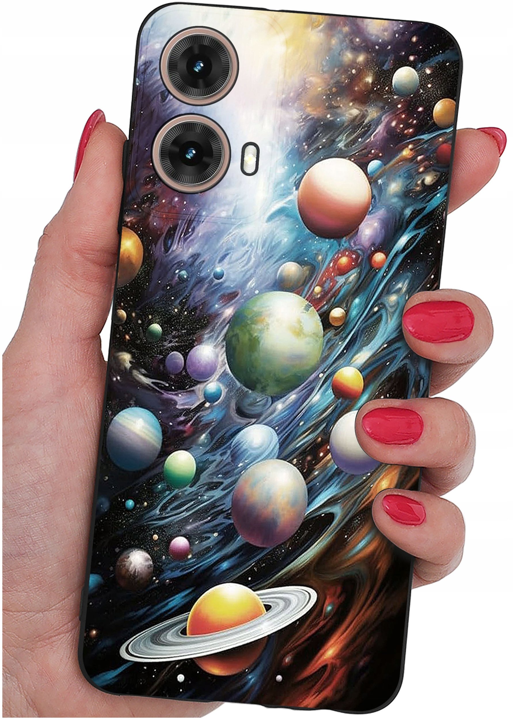 Etui do Motorola Moto G85 5G WZORY |SILIKONOWE MATT CASE