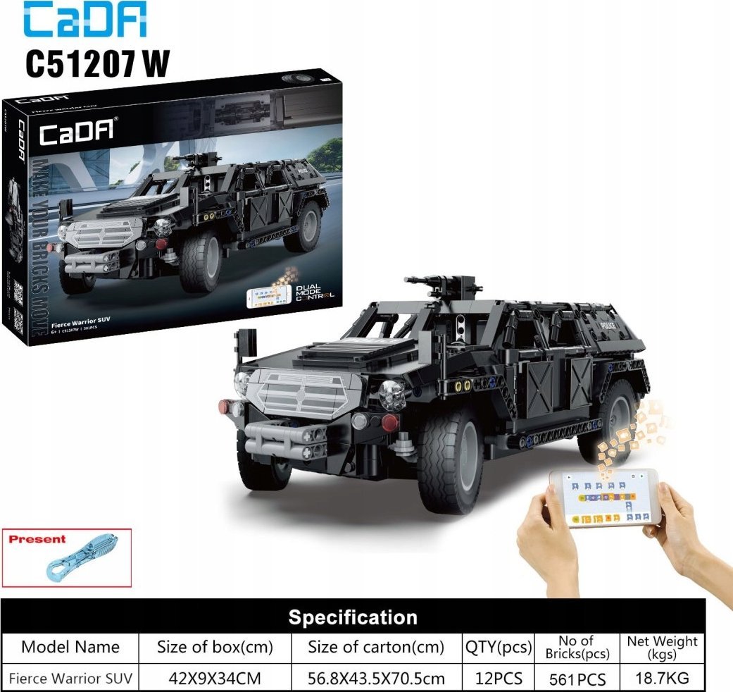 Klocki R/C Autko SUV EE