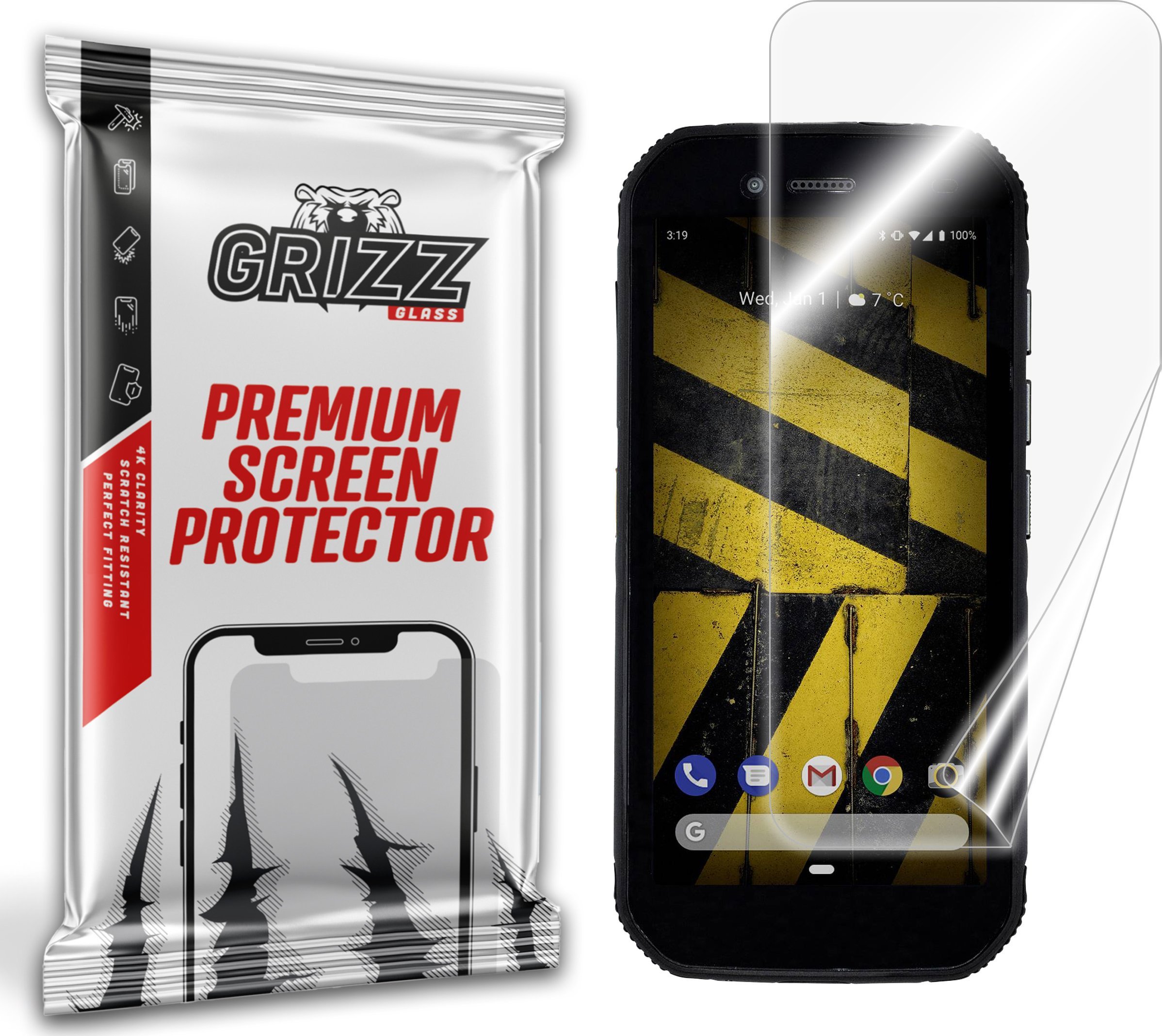 GrizzGlass Folia ceramiczna GrizzGlass CeramicFilm do CAT S42 H+