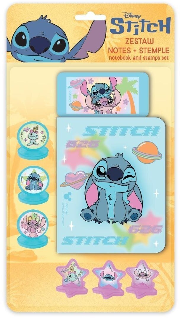 Zestaw stemple + notes + tusz Stitch