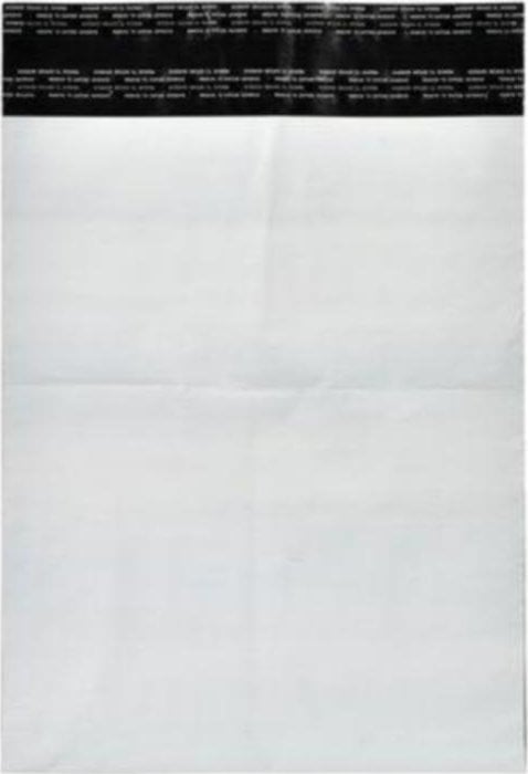 Stickn Forsendelsesposer PE hvid 300x500mm 100stk/pak - (100 stk.)