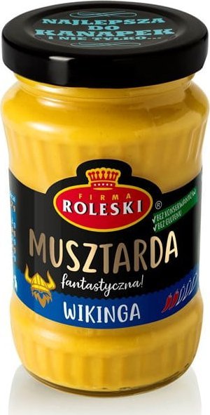 Roleski Musztarda WIKINGA 175g BEZ konserwantów ROLESKI