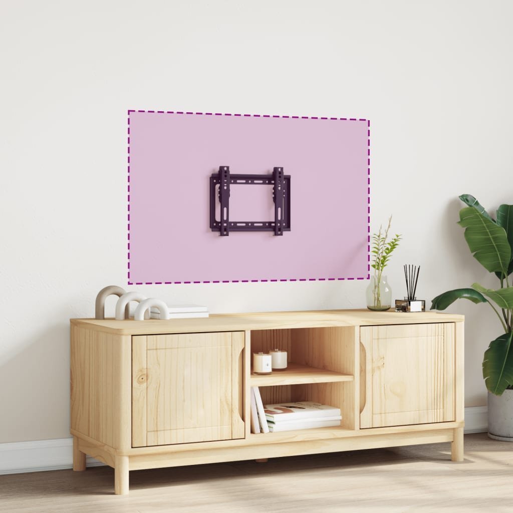 vidaXL vidaXL Uchwyt ścienny na TV 14-24'', rozstaw VESA 200x200 mm, 30 kg