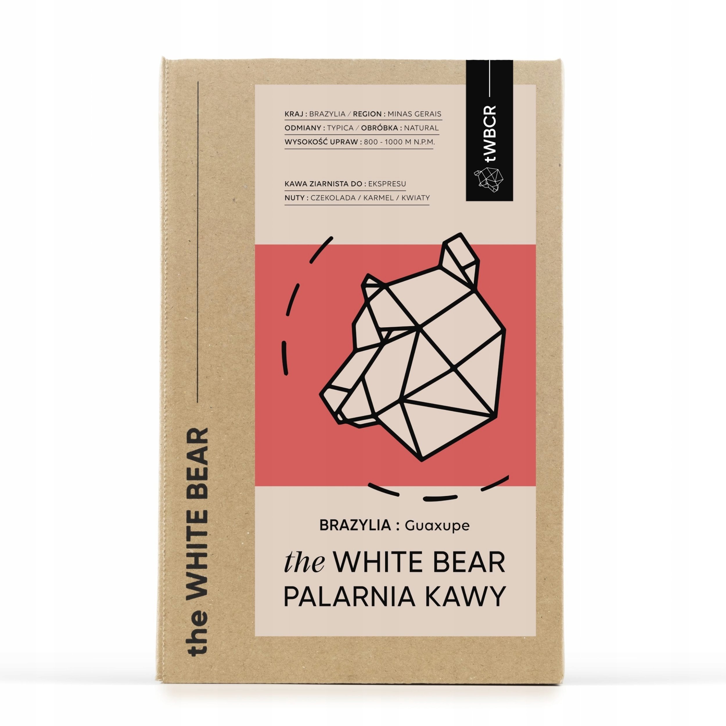 Kawa ziarnista The White Bear Kawa ziarnista Brazylia Guaxupe 1kg