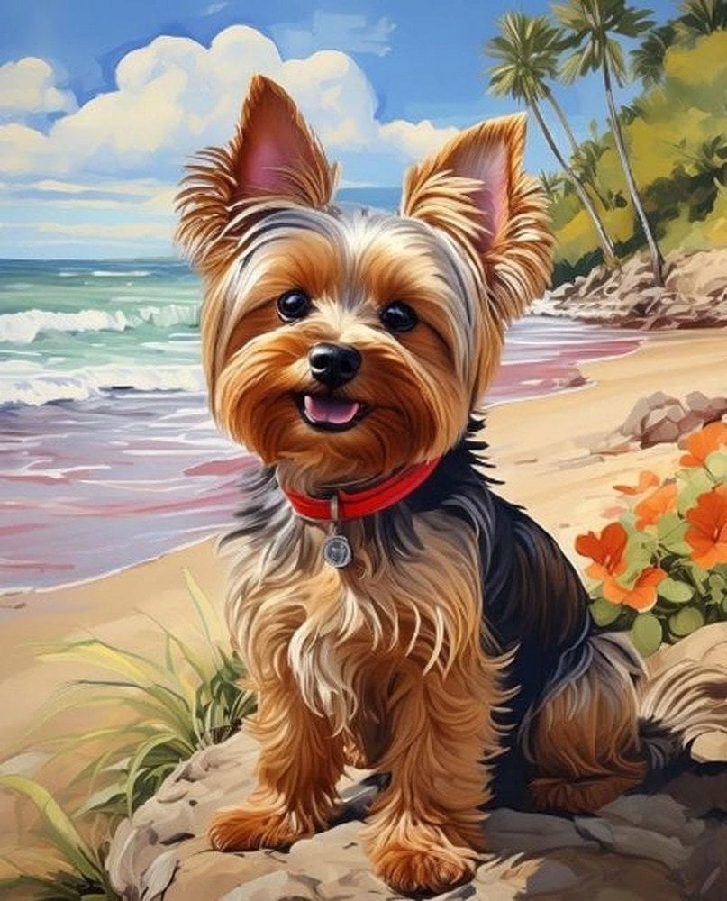 *****Diamentowa mozaika pies yo 2003037 30379