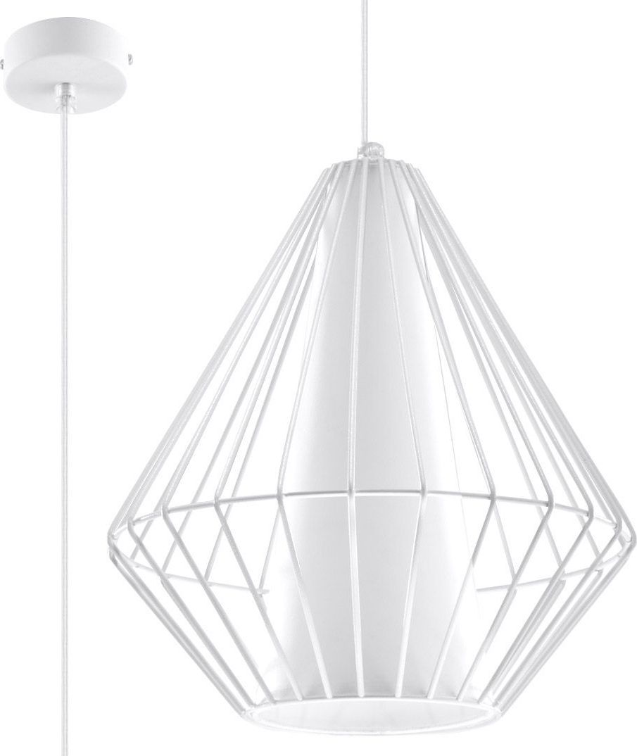 Lampa wisząca Lumes Lampa wisząca do salonu E843-Demo - biały