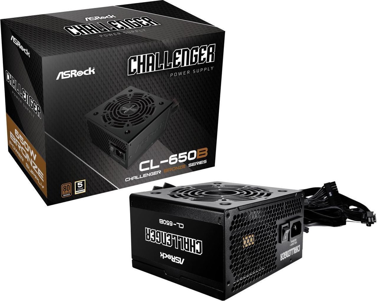 Zasilacz ASRock Challenger Bronze 650W (CL-650B)