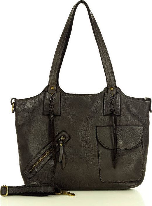 Marco Mazzini Shopper bag c. brązowy MARCO MAZZINI v91e