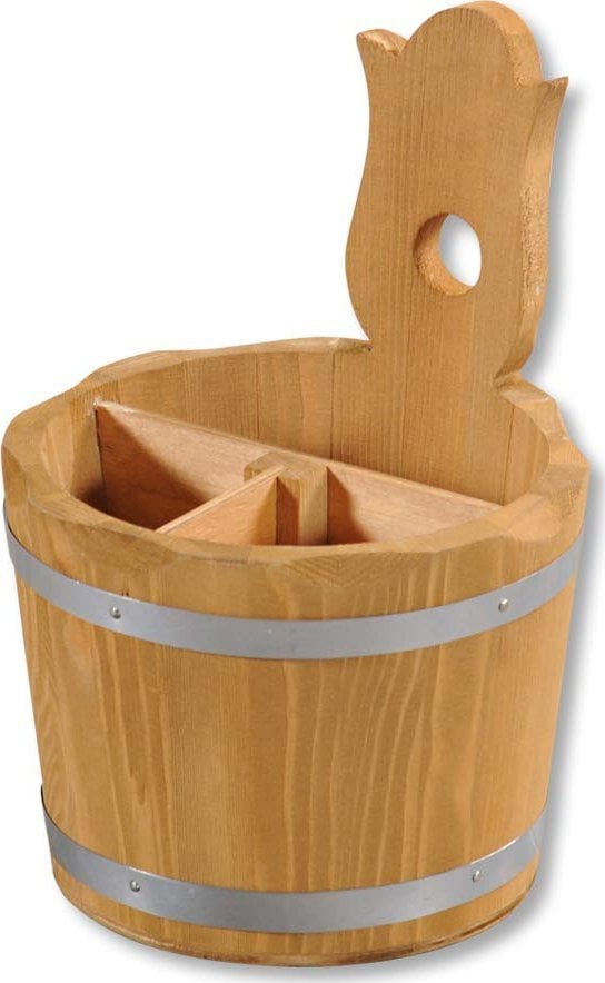 Kesper Dekoracyjny pojemnik na sztućce i serwetki, Ø 14 cm, Kesper