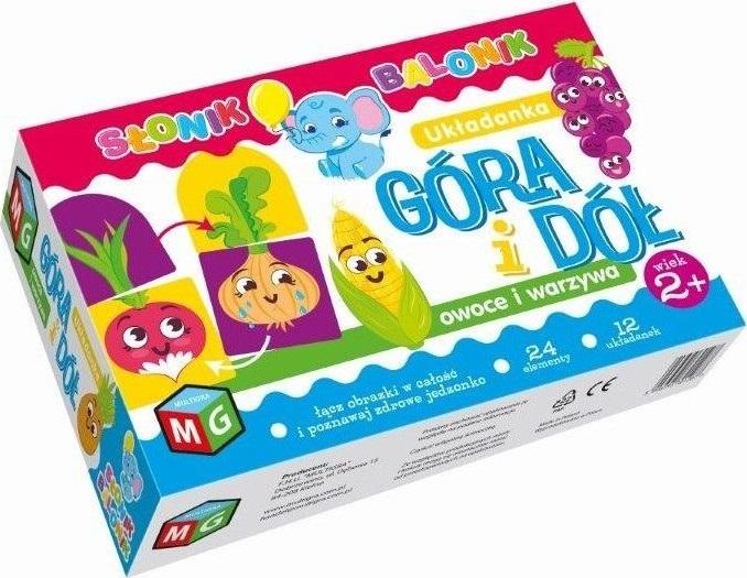 Multigra Góra i dół Owoce i warzywa - Słonik Balonik