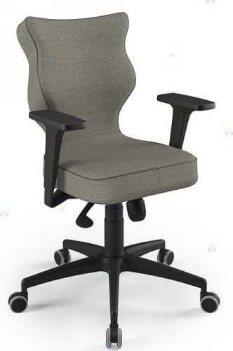 Krzesło biurowe Entelo Perto Twist Ciemnoszare