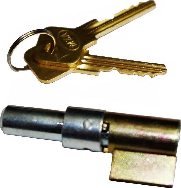 Z.P.H. Moto-Mer Zamek blokady kierownicy SIMSON S51, SR50, MZ ETZ 60mm MZA