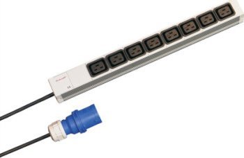 SCHROFF Listwa gniazdowa SCHROFF, IEC C19, 16 A, wtyczka IEC 60309, 8x IEC C19, 19.