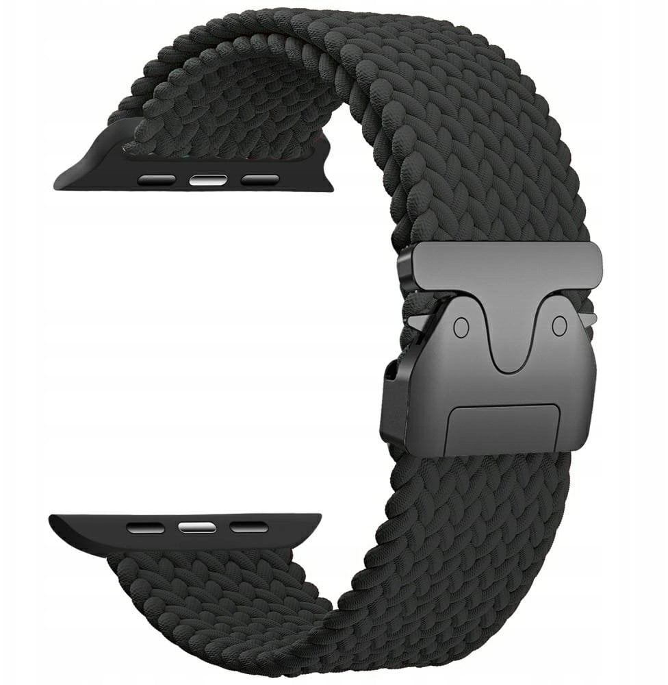 Pasek Beline Woven Nylon Parachute do Apple Watch 38/40/41mm czarny