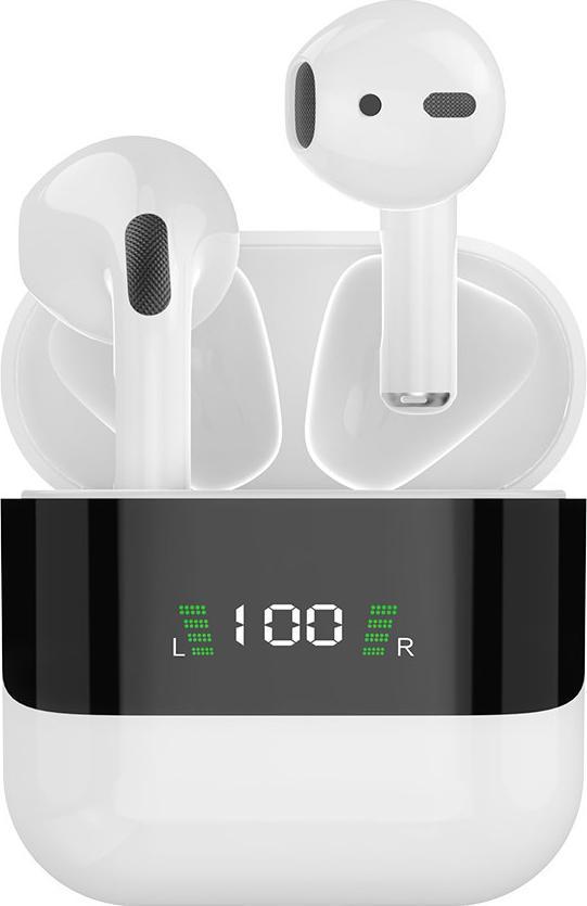 Słuchawki Dudao Dudao U15S słuchawki dokanałowe TWS ze wskaźnikiem stanu naładowania biały (U15S)