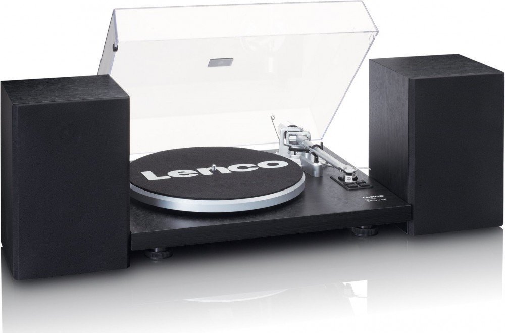 Gramofon Lenco Lenco LS-500BK - gramofon HiFi z zestawem głośników
